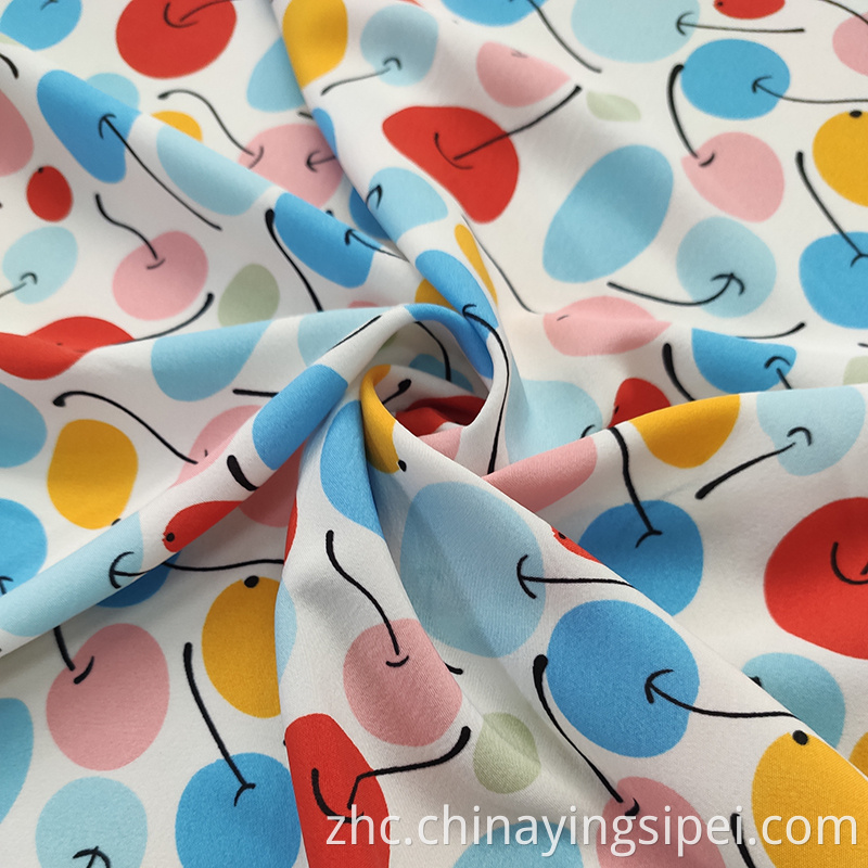 优质的定制四种伸展多面料打印花卉织物雪纺面料的连衣裙